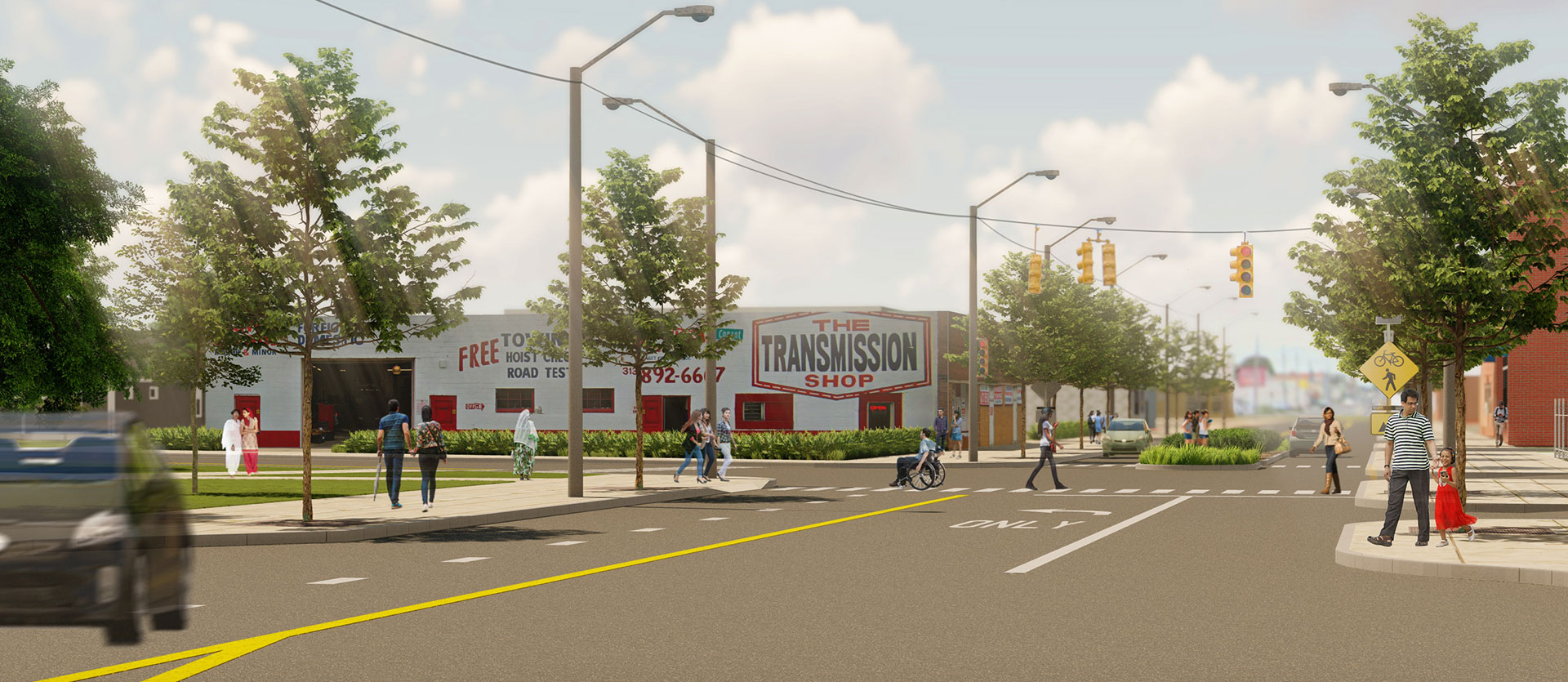 Conant Streetscape Project City Of Detroit