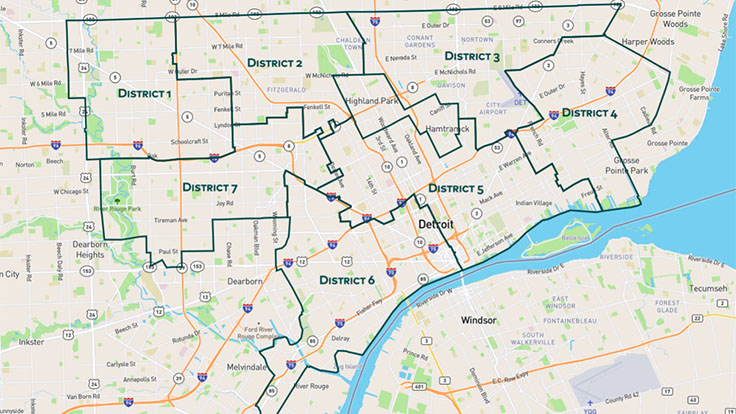 Interactive District Map