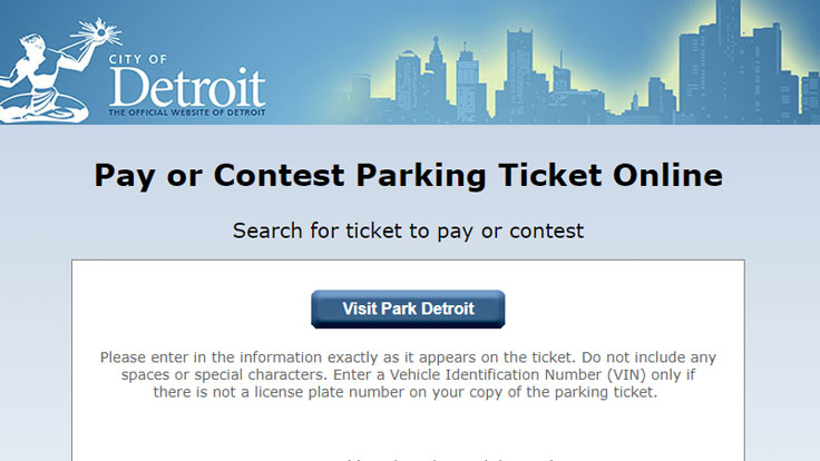 pay or contest parking ticket