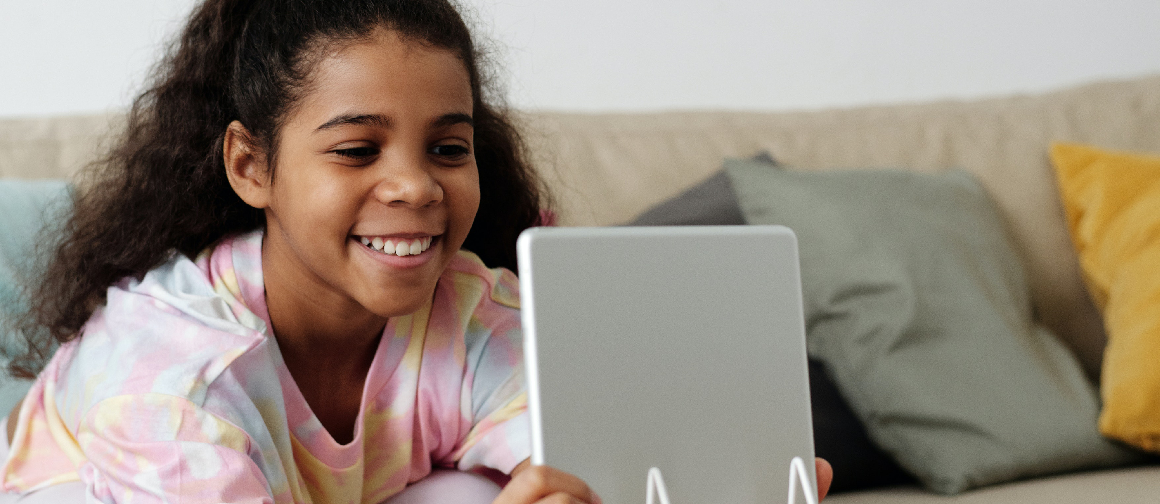 Girl with iPad