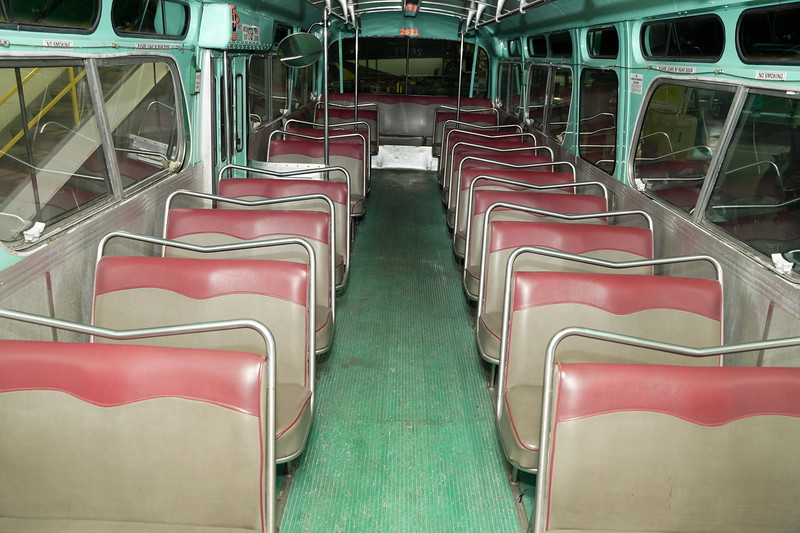interior of silverside bus