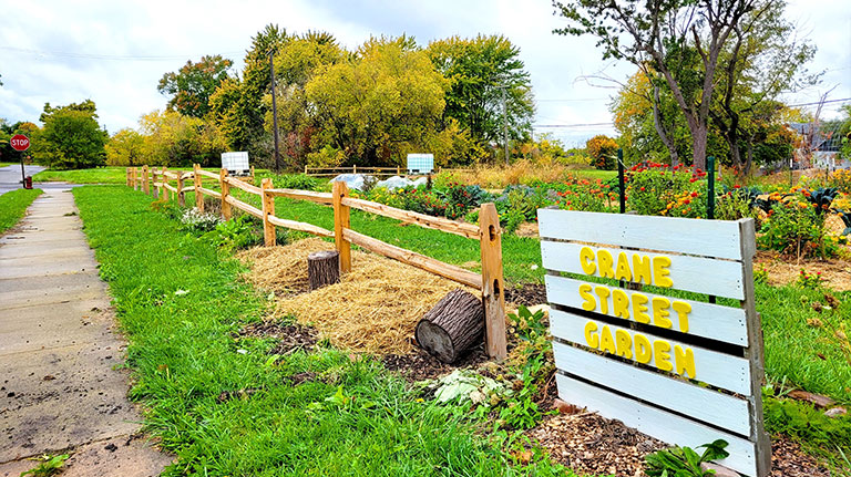 Crane Street Garden Neighborhood Beautification