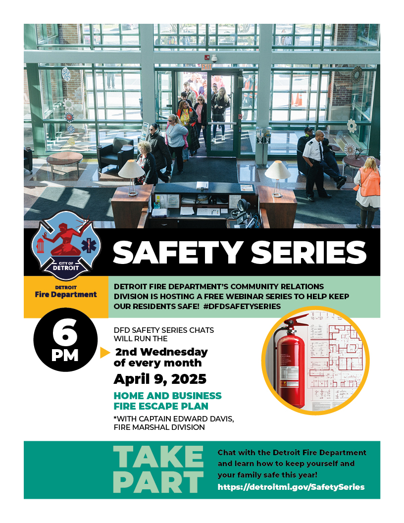 April 9th DFD Safety Series Flyer