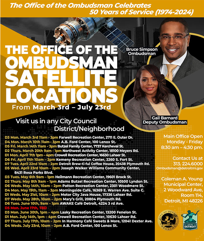 Ombudsman Satellite Location 2025