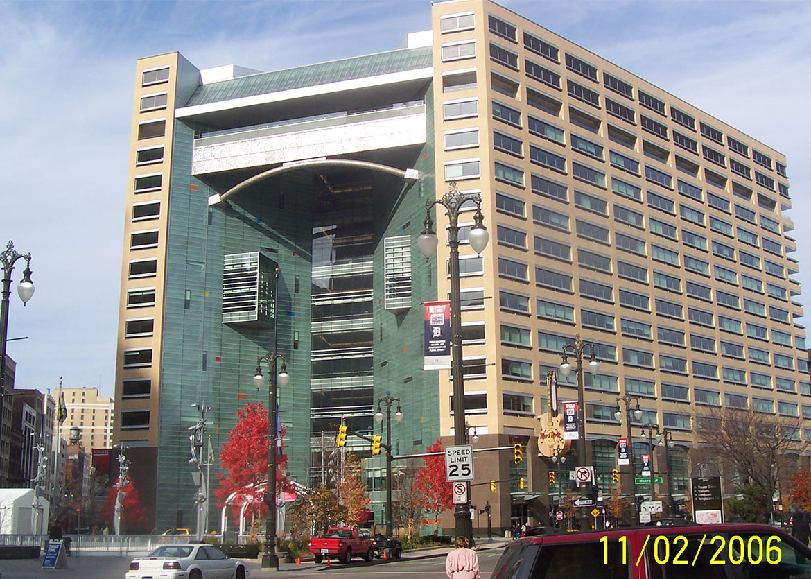 This building sits on Monroe and know as Compware.